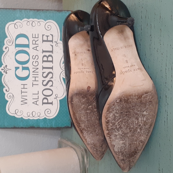 KATE SPADE HEELS SZ 8 - Picture 5 of 6